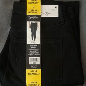 Jessica Simpson Black High-Rise Skinny Jeans